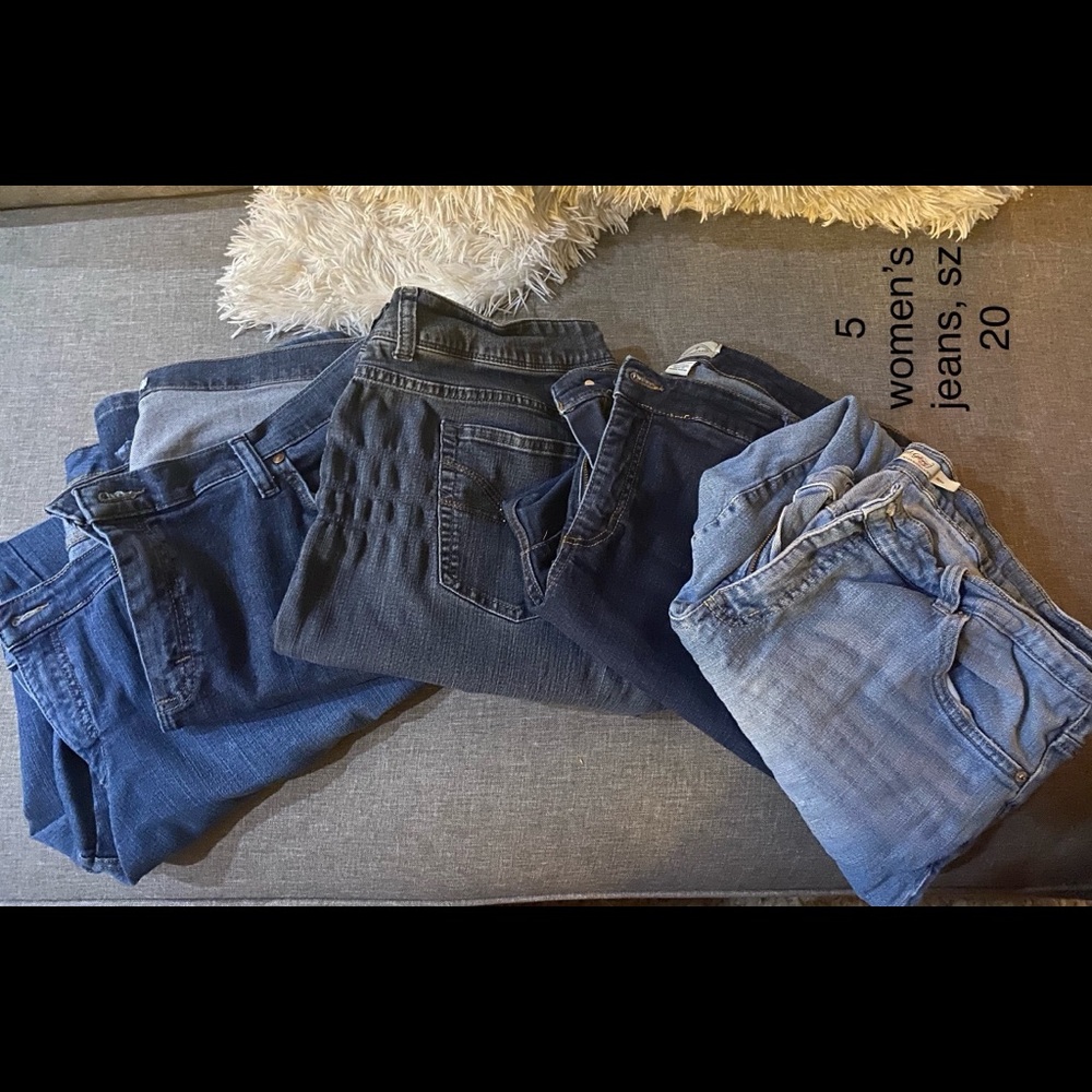 5 pairs women’s jeans!